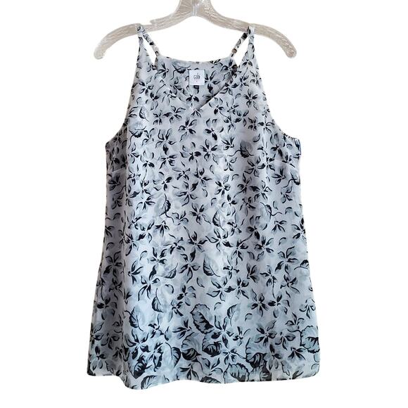 CAbi Women's S Camisole Terrace Top Black Gray White Adjustable Straps Bust 36" - Picture 2 of 8